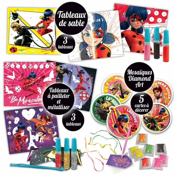 Väritettävät kuvat Educa Miraculous Ladybug - 18931 Monivärinen