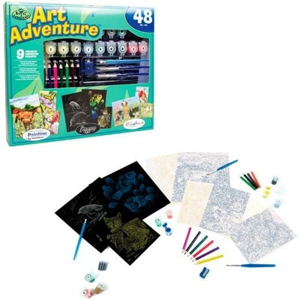 Maling efter tal sæt Royal & Langnickel Art Adventure 48 Dele