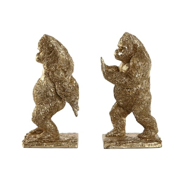 Könyvtámasz Home ESPRIT Harts Gorilla 13 x 12,5 x 24 cm