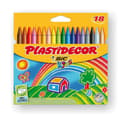 Miniatyrbild 2 av 2: Tjocka färgpennor Plastidecor Multicolour (12 antal)