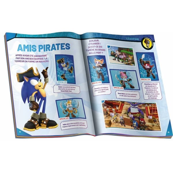 Tarra-albumi Panini Sonic Prime