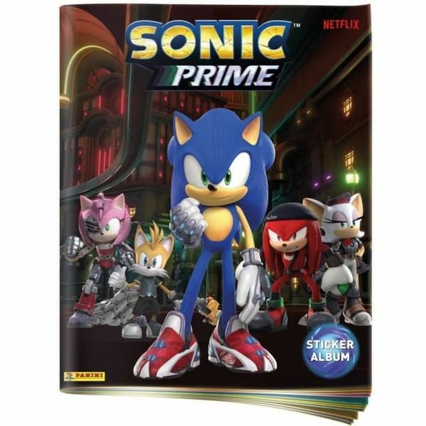 Tarra-albumi Panini Sonic Prime