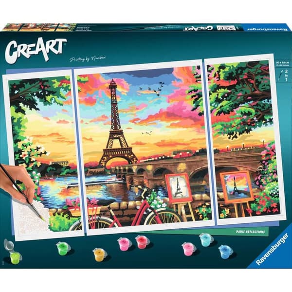 Målning med siffror Ravensburger 20134 80 x 50 cm 4 Delar 1 Delar 4 antal