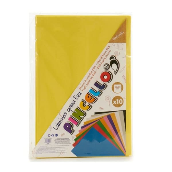 Eva-gummi Pincello 1804049-003 Gul 30 x 2 x 20 cm (24 antal)