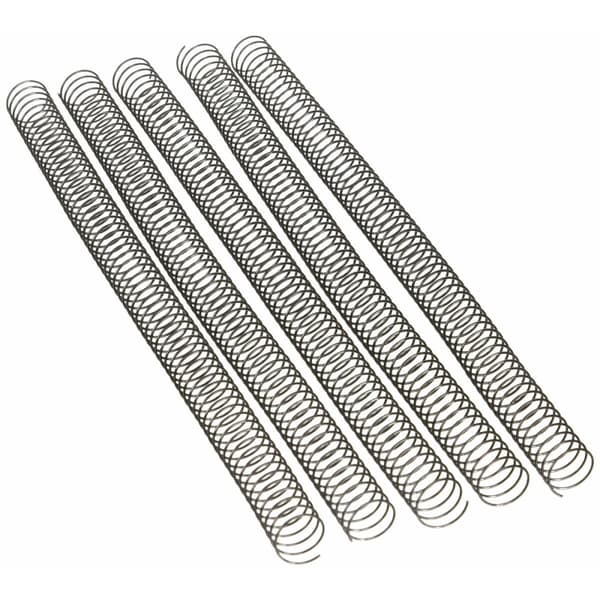 Bindande spiraler Fellowes 25 antal Svart Metall Ø 14 mm