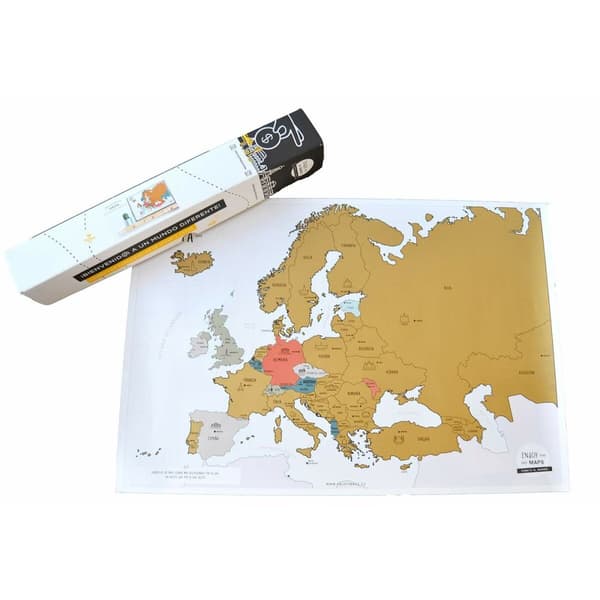 Världskarta Europe 65 x 45 cm