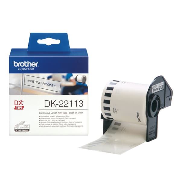 Termiskt papper, kontinuerligt Brother DK22113 Transparent