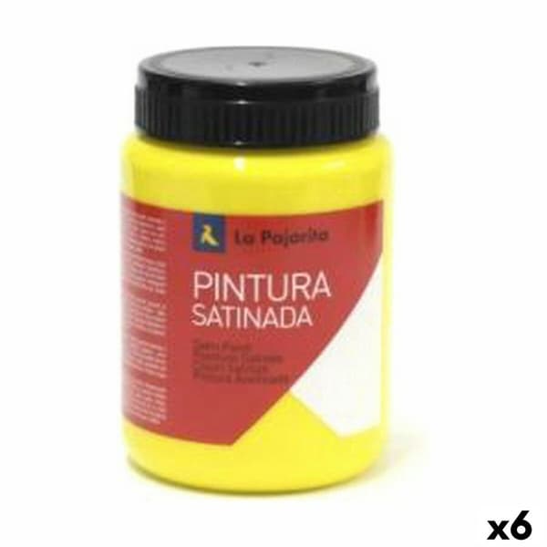 Tempera La Pajarita L-02 Gold Keltainen Satiiniviimeistely Koulu (35 ml) (6 osaa)