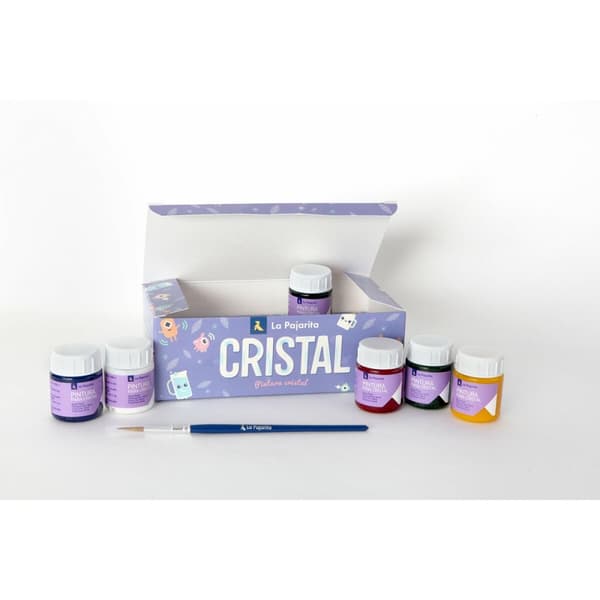 Gouache La Pajarita Crystal 6 Delar Multicolour