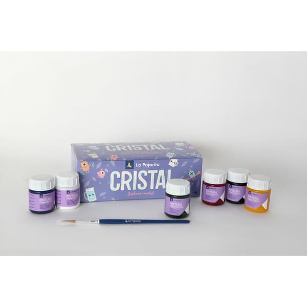 Gouache La Pajarita Crystal 6 Delar Multicolour