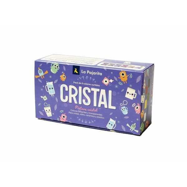 Gouache La Pajarita Crystal 6 Delar Multicolour