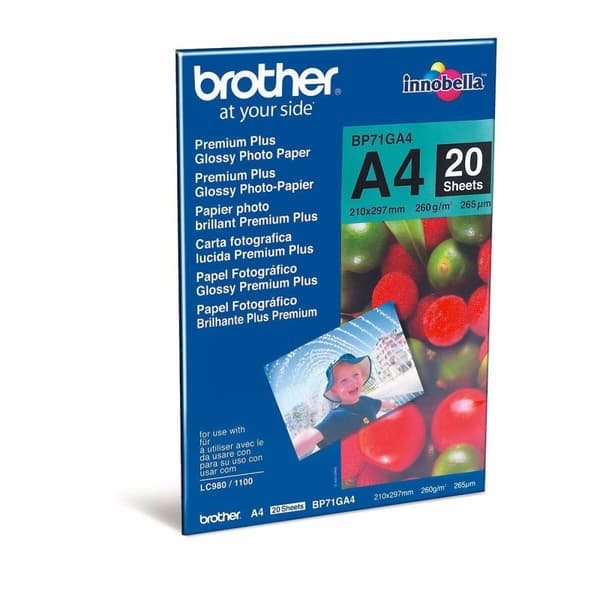 Glossy fotopapir Brother BP71GA4 A4