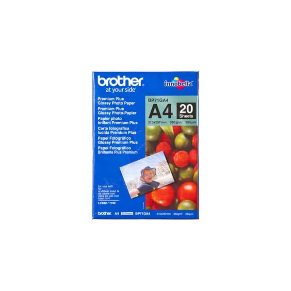 Glossy fotopapir Brother BP71GA4 A4