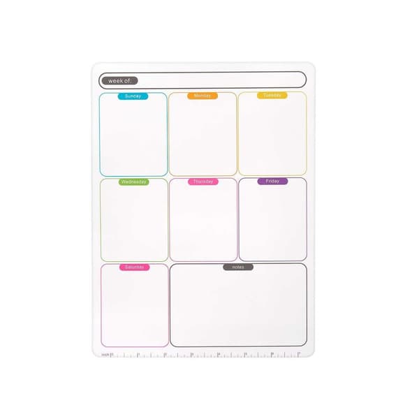 Ugentlig Planner Pincello 425 Hvid A4 Magnet (12 enheder)