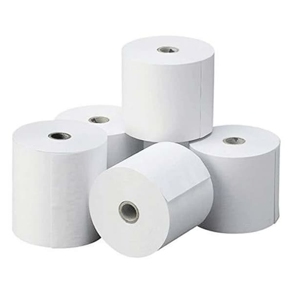 Hvidt termisk papir Fabrisa 80 x 80 x 12 mm 48 enheder