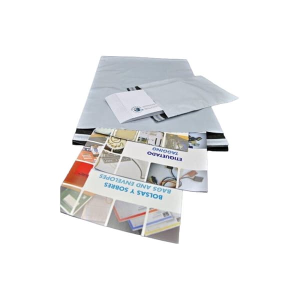 Konvolutter INTERMARK 35 x 45 cm Hvid Plastik (5 enheder)