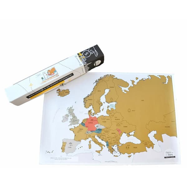 Världskarta Europe 65 x 45 cm
