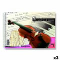 Miniatyrbillede 1 af 2: Musikblok Pacsa A4 20 Ark 20 Dele (3 enheder)