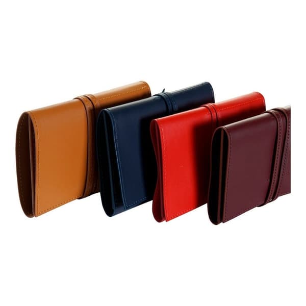 Kabelholder DKD Home Decor Sort Multifarvet Camel Polyuretan 29,5 x 1 x 14 cm (4 enheder)
