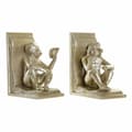 Miniatyrbillede 3 af 3: Držalo za knjige DKD Home Decor Champagne 13 x 12 x 17,5 cm Harpiks Kolonistil Abe