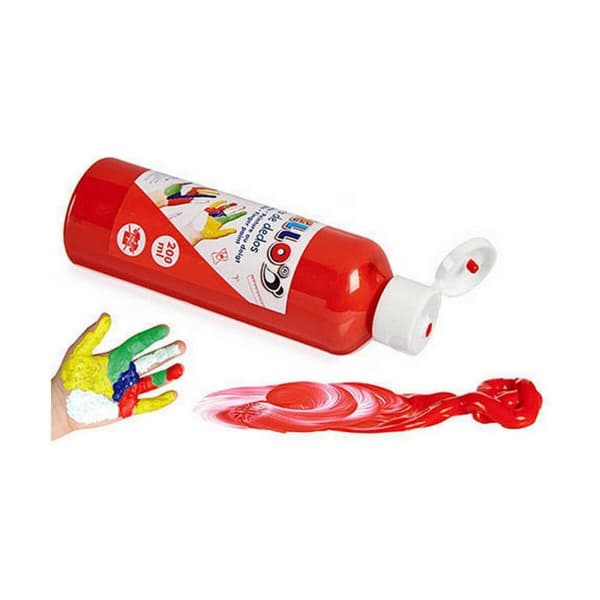 Fingermaling Pincello FP200-0 Orange 200 ml (12 enheder)