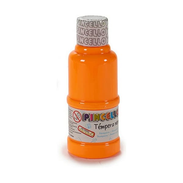 Tempera Pincello Neon Orange 120 ml (12 enheder)