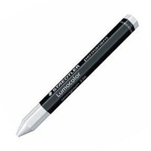 Farvevoks Staedtler Lumocolor Fastansat Hvid (12 enheder)