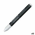 Miniatyrbillede 1 af 2: Farvevoks Staedtler Lumocolor Fastansat Hvid (12 enheder)