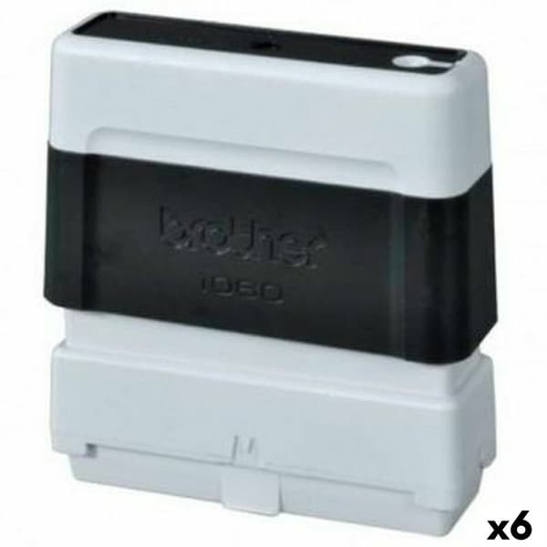 Frimærker Brother    10 x 60 mm Sort (6 enheder)