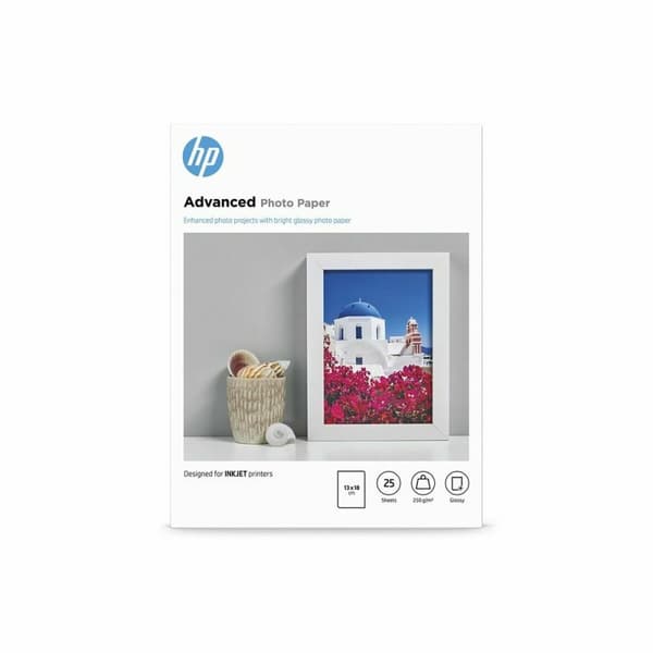 Fotopapper Blankt HP Q8696A A5 25 Blad (25 antal)