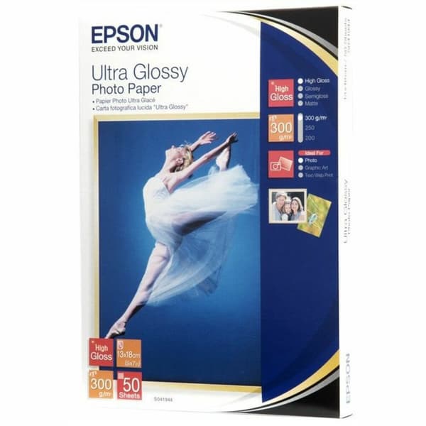 Matt fotografiskt papper Epson C13S041944 (1 antal)