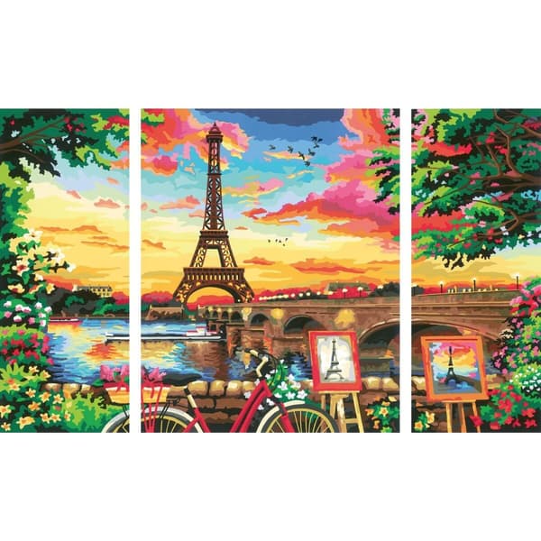Maling efter tal sæt Ravensburger 20134 80 x 50 cm 4 Dele 1 Dele 4 enheder