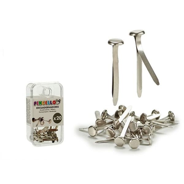 Clip Pincello AR1607101 Sølvfarvet Bindende Metal (24 enheder)