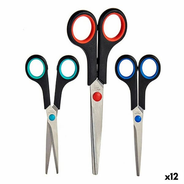 Saks Pincello AR1607051 Gul Blå Rød Metal Plastik 1 x 21,5 x 7,5 cm (12 enheder)