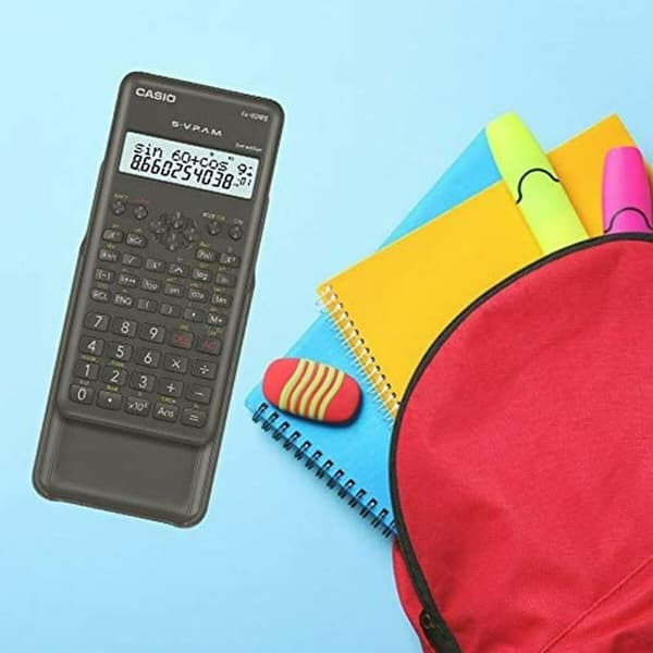 Videnskabelig Cal Casio FX-82 MS2 Sort Mørkegrå Plastik