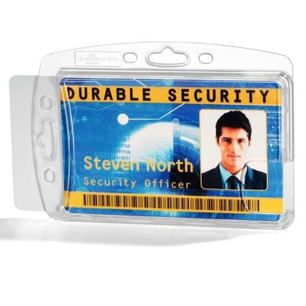 Cover til identitetskort Durable Gennemsigtig Plastik 5,4 x 8,7 cm 10 enheder