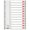 Miniatyrbilde 2 av 2: Separatorer Esselte Nummerert Grå A4 12 Ark (10 enheter)