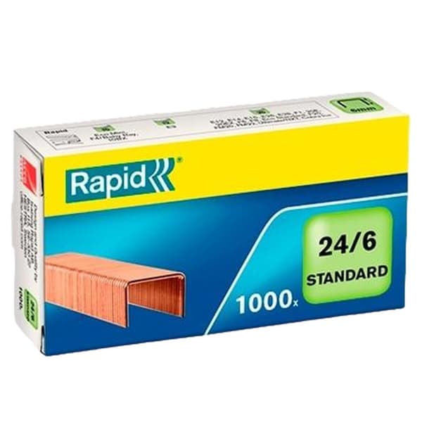Stiftemaskiner Rapid Standard 24/6 6 mm (20 enheter)