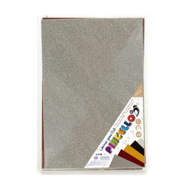 Eva Gummi Pincello 1804053 Flerfarget 65 x 0,2 x 45 cm Glitter (12 enheter)