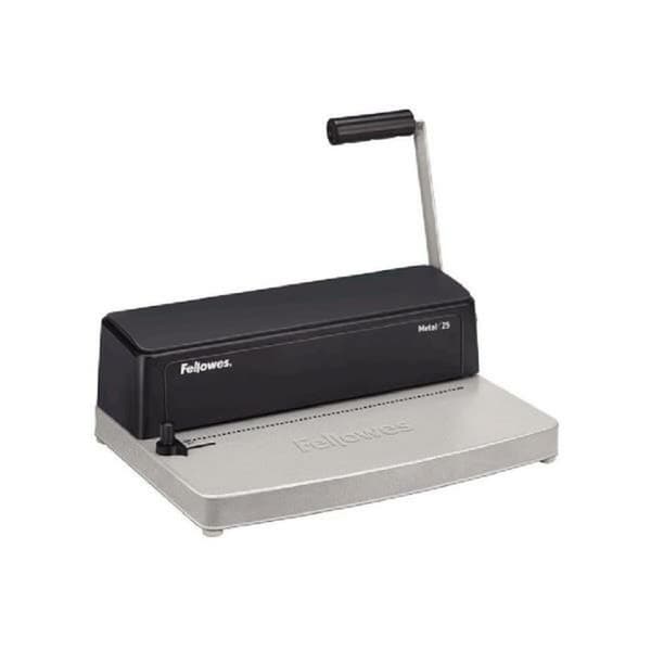 Bokbinder Fellowes Metal 25 Svart/Grå