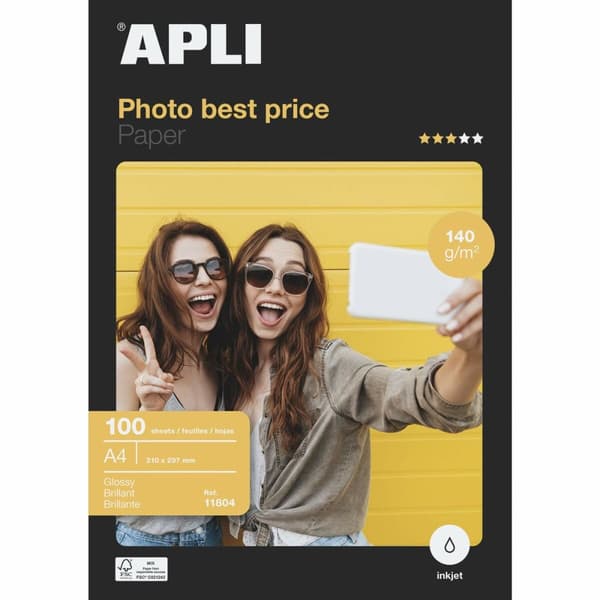 Glossy Fotopapir Apli 11804