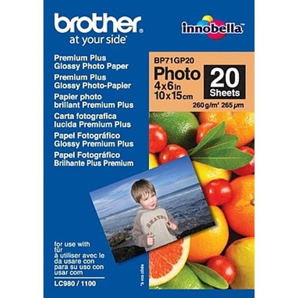 A3 Satin Fotopapir (20 ark) Brother BP-71GP20