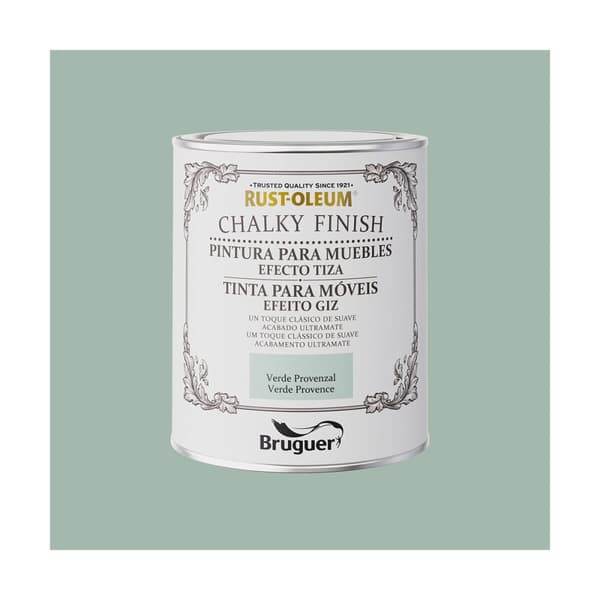 Maali Bruguer Rust-oleum Chalky Finish 5733888 Kalusteet Provencal Green 750 ml