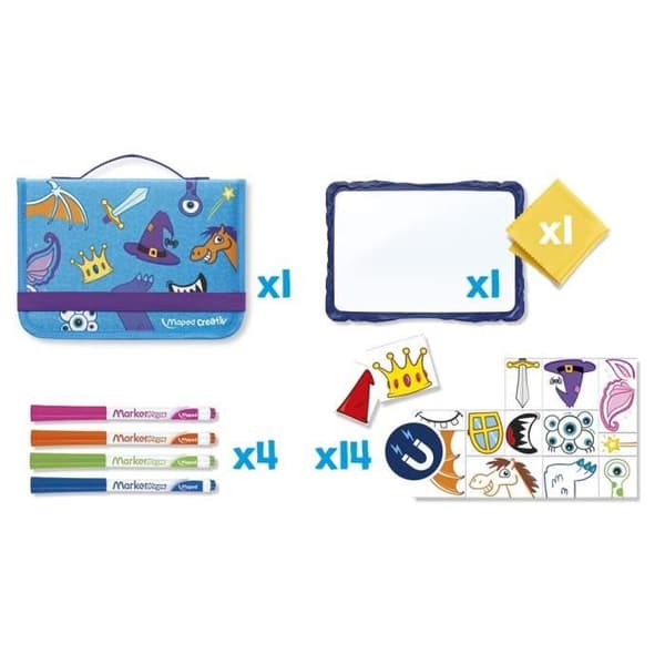 MAPED CREATIV - Travel Board - Resande skiffer Magnetiska och raderbara ritningar