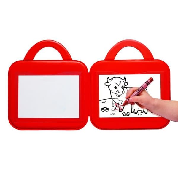 Crayola - Mini Kids - Mitt första skrivbord för torr radering - Barnleksak - Blå - Blandat