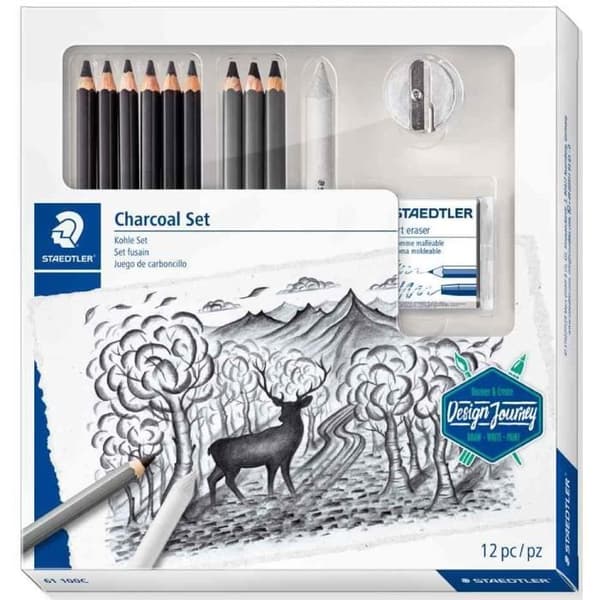 Charcoal Design Journey Ritning/Charcoal Kit