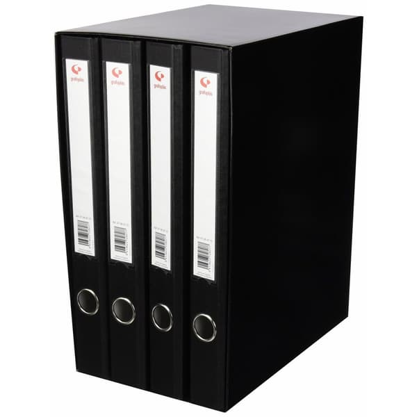 Spak til arkivskap Grafoplas 25 mm Moduler Svart 35 x 29 x 18 cm