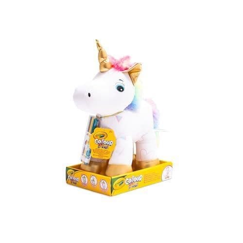 Färgande plyschleksak - CRAYOLA - COLOR ME PLUSH - Tvättbar - 3 markörer ingår