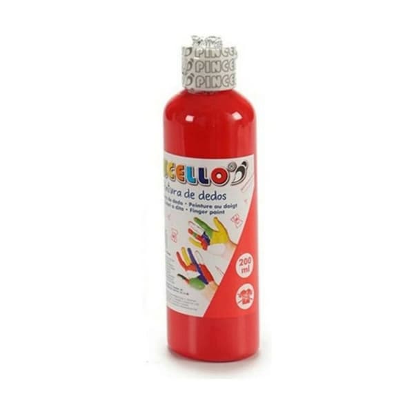 Fingerfärg Pincello FP200-0 Orange 200 ml (12 antal)