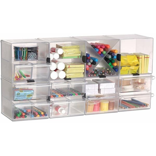 Flerfunktionell förvaring Archivo 2000 Transparent 19 x 15 x 15 cm